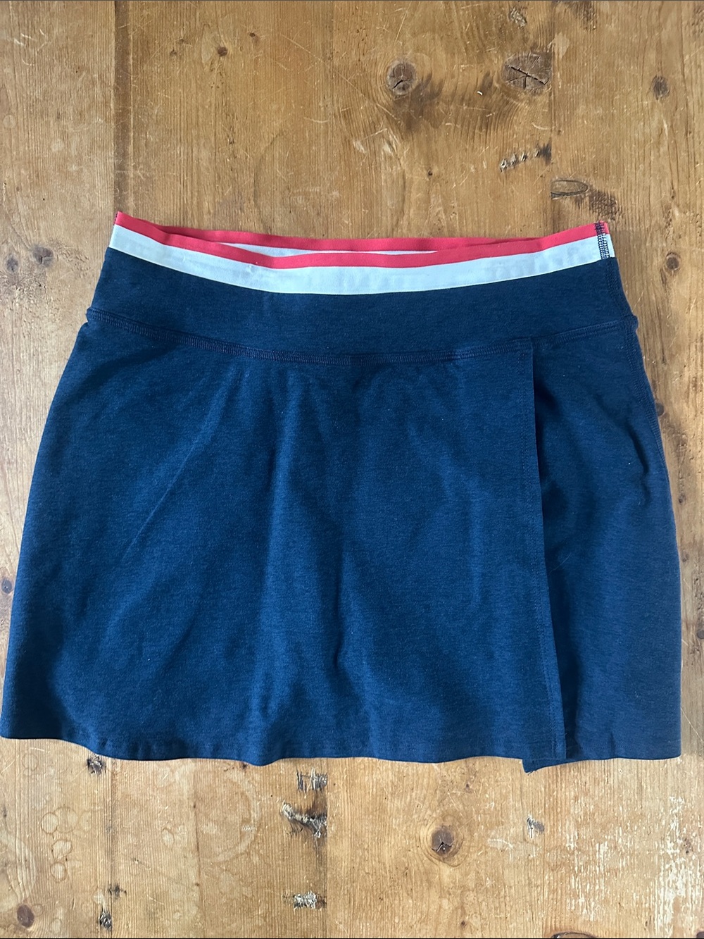 BEYOND YOGA BLUE TENNIS SKORT SKIRT MEDIUM EXCELLENT